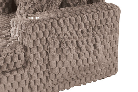 Ferryhill Light Brown 2-Arm Chaise - Ornate Home