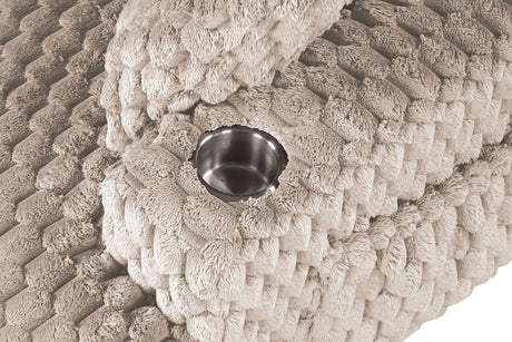 Ferryhill Taupe 2-Arm Chaise - Ornate Home