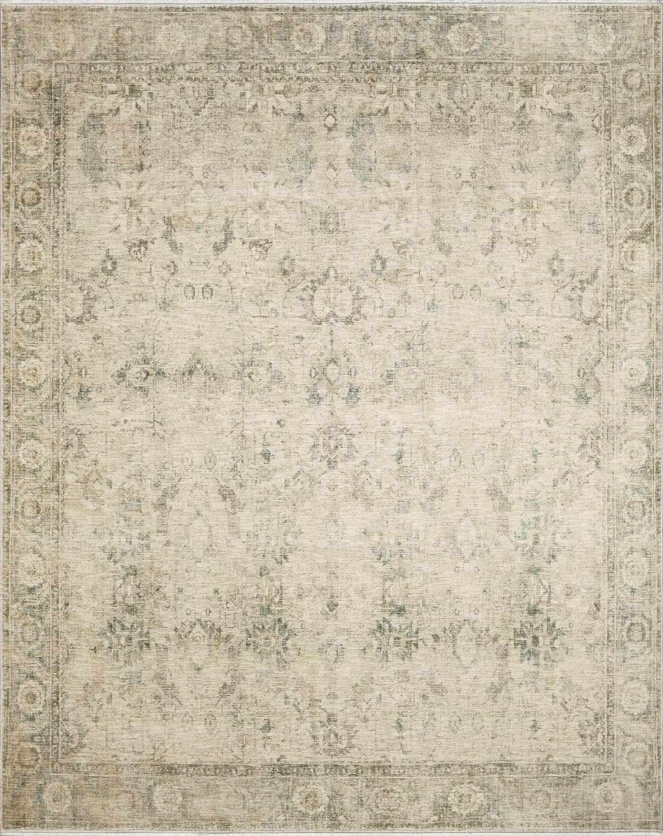 Fetscher Machine Woven Galey Alix x LIVABLISS GAHU-2301 Area Rug - Ornate Home