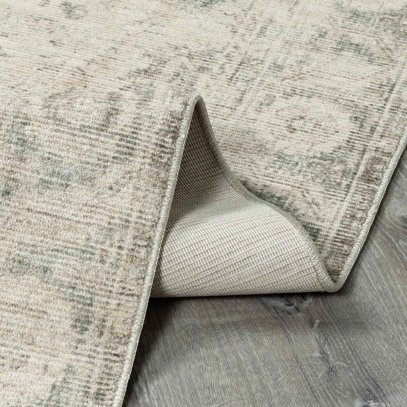 Fetscher Machine Woven Galey Alix x LIVABLISS GAHU-2301 Area Rug - Ornate Home
