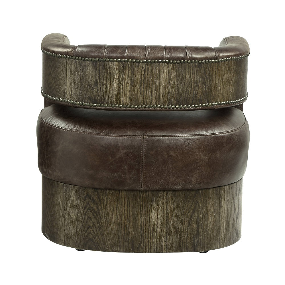 Feyre Espresso Accent Chair - Ornate Home