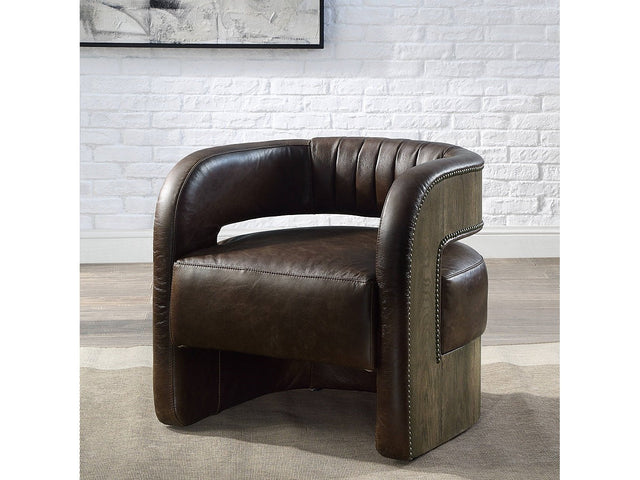 Feyre Espresso Accent Chair - Ornate Home