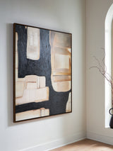 Feyville Black/Brown/Cream Wall Art (Online Special Price) - Ornate Home
