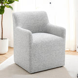 Fico Feather Gray Arm Chair - Ornate Home