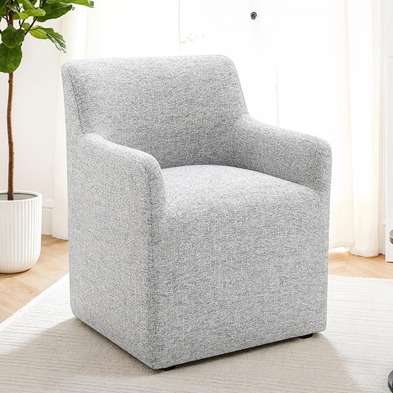 Fico Feather Gray Arm Chair - Ornate Home