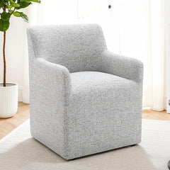 Fico Feather Gray Arm Chair - Ornate Home