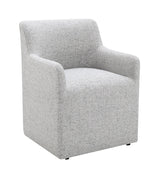Fico Feather Gray Arm Chair - Ornate Home