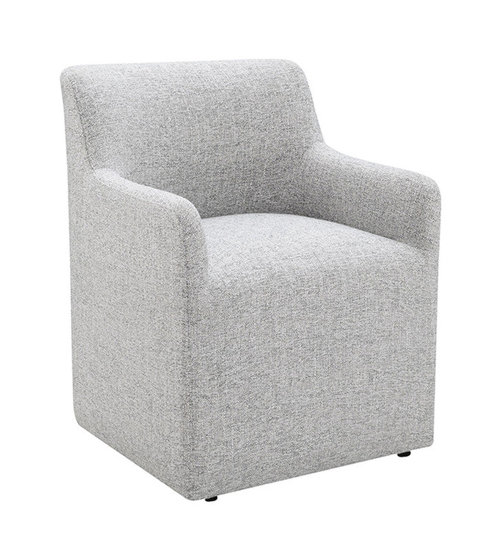 Fico Feather Gray Arm Chair - Ornate Home