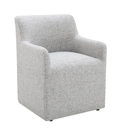 Fico Feather Gray Arm Chair - Ornate Home