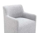 Fico Feather Gray Arm Chair - Ornate Home