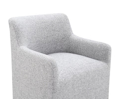 Fico Feather Gray Arm Chair - Ornate Home