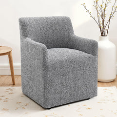 Fico Pewter Gray Arm Chair - Ornate Home
