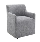 Fico Pewter Gray Arm Chair - Ornate Home