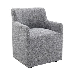 Fico Pewter Gray Arm Chair - Ornate Home