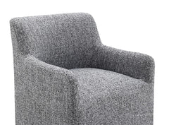 Fico Pewter Gray Arm Chair - Ornate Home