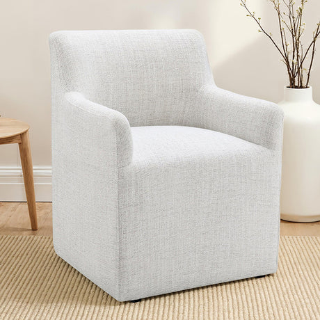 Fico Pristine White Arm Chair - Ornate Home