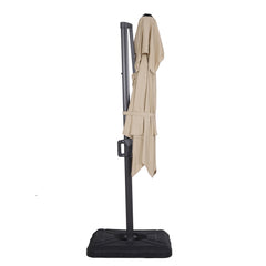 Fida Beige Square Umbrella (Base) - Ornate Home