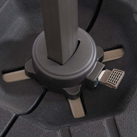 Fida Beige Square Umbrella (Base) - Ornate Home