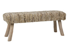 Fidel Natural Bench - Ornate Home