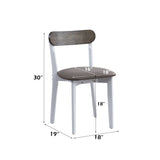 Fidelity White & Gray 5Pc Pack Dining Set - Ornate Home