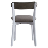 Fidelity White & Gray 5Pc Pack Dining Set - Ornate Home