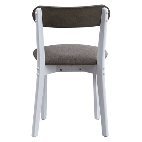 Fidelity White & Gray 5Pc Pack Dining Set - Ornate Home