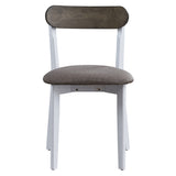 Fidelity White & Gray 5Pc Pack Dining Set - Ornate Home