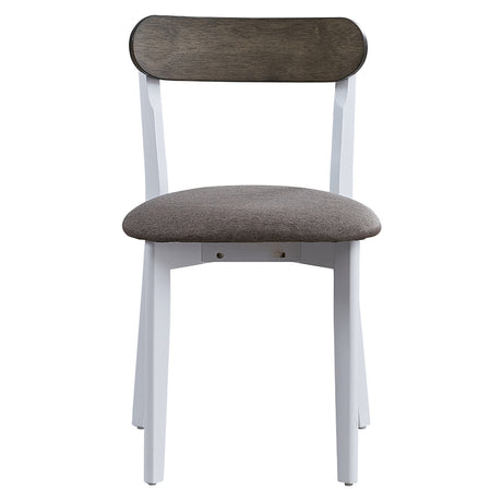 Fidelity White & Gray 5Pc Pack Dining Set - Ornate Home