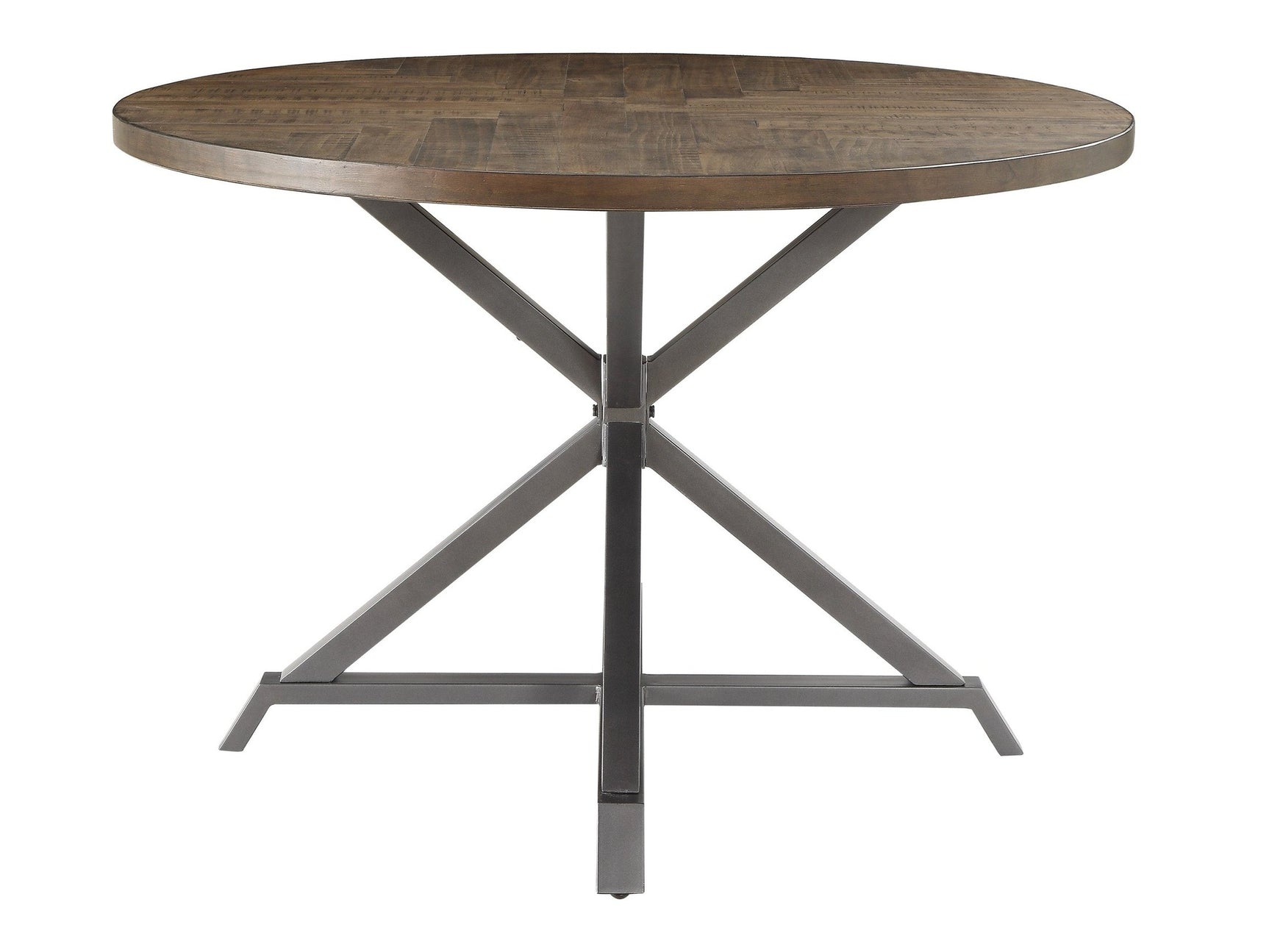 Fideo Brown Round Dining Table - Ornate Home