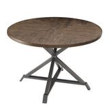 Fideo Brown Round Dining Table - Ornate Home