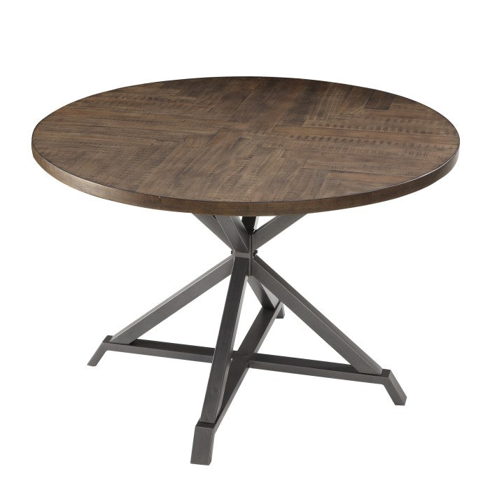 Fideo Brown Round Dining Table - Ornate Home