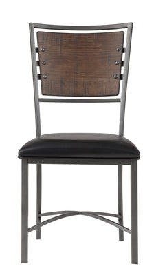 Fideo Burnished 5-piece Dinig Table Set - Ornate Home