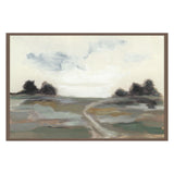 Field III Blue Painting 48x72 by Buddy Whitlock - Ornate Home