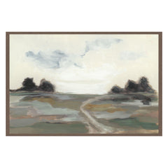 Field III Blue Painting 48x72 by Buddy Whitlock - Ornate Home