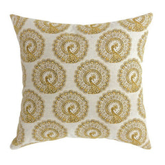 Fifi Yellow 18x18 Pillow (Set of 2) - Ornate Home