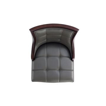 Fifth Avenue Faux Leather Barstool in Pebble Grey - Ornate Home