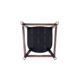 Fifth Avenue Faux Leather Counter Stool in Pebble Grey - Ornate Home