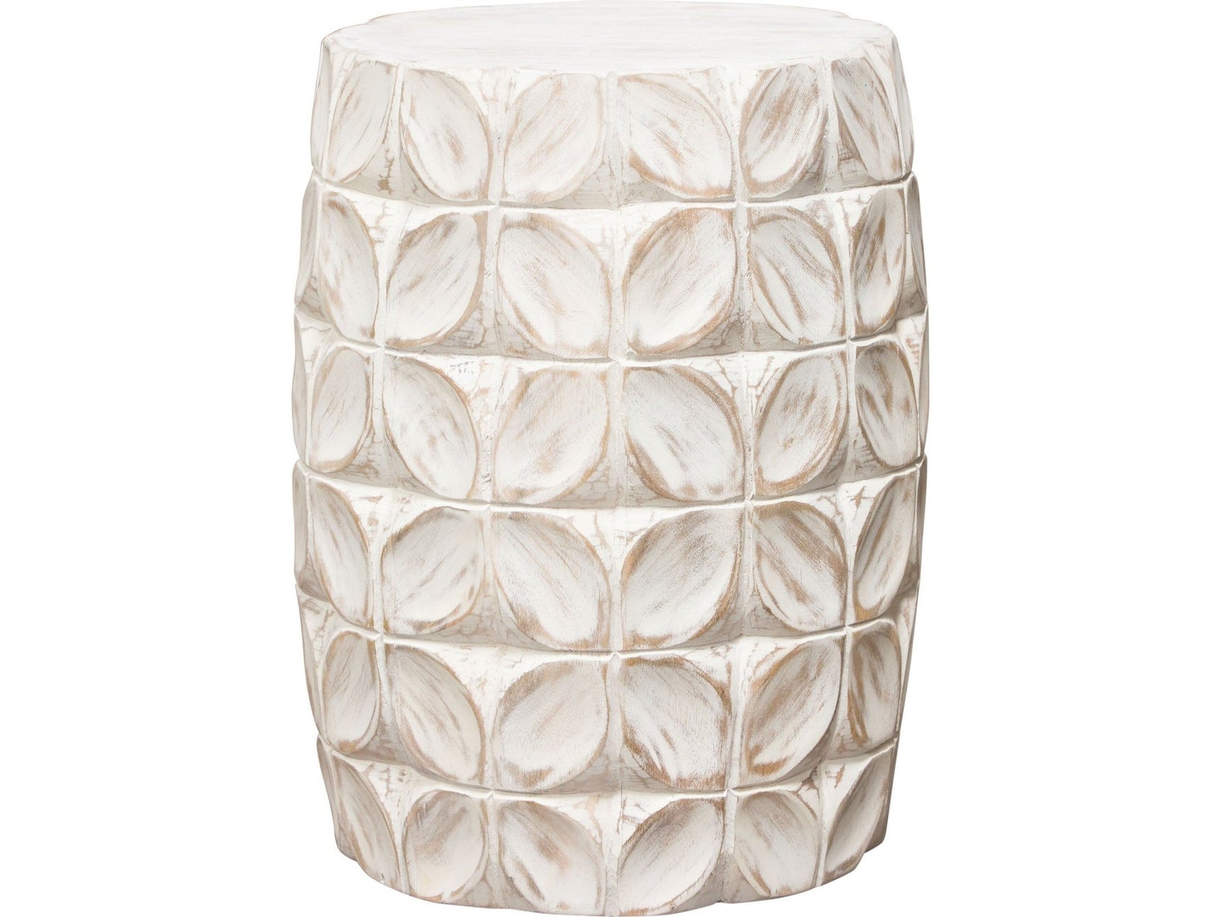 Fig White Accent Table - Ornate Home