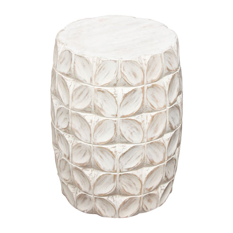 Fig White Accent Table - Ornate Home