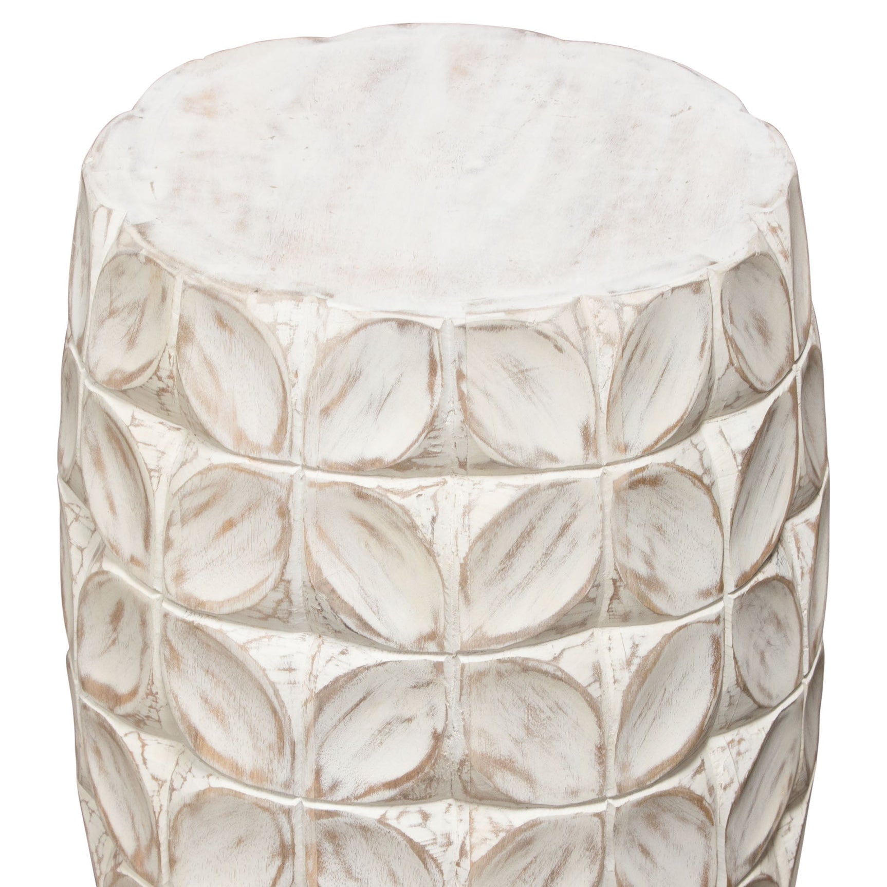 Fig White Accent Table - Ornate Home