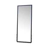 Figaro Black Floor Mirror - Ornate Home