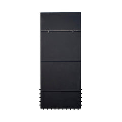 Figaro Black Floor Mirror - Ornate Home