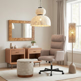 Fije Gray Storage Ottoman - Ornate Home