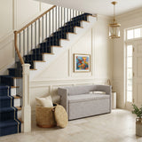 Fije Oat Yellow Storage Ottoman - Ornate Home