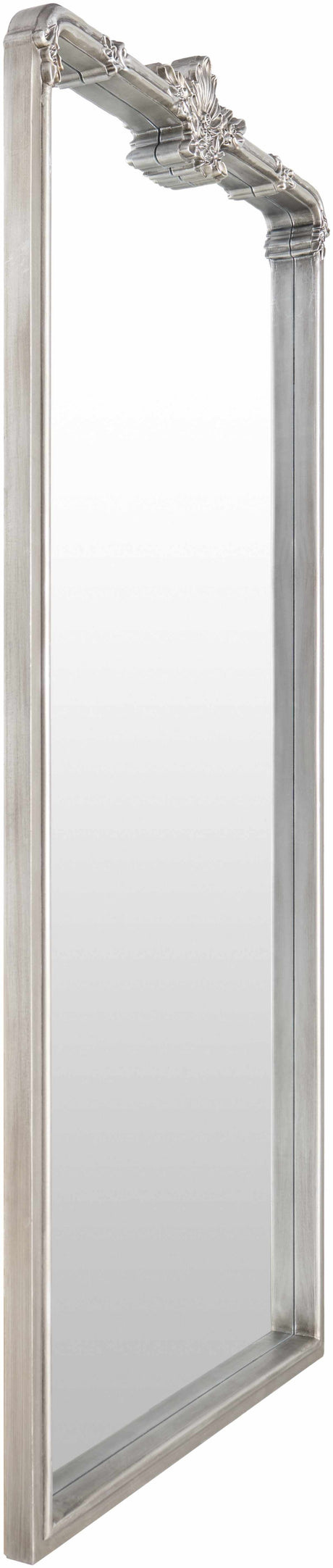 Filettole Silver Gray Frame Wall Mirror - Ornate Home