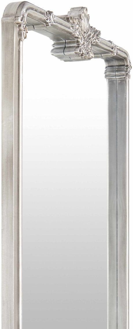 Filettole Silver Gray Frame Wall Mirror - Ornate Home