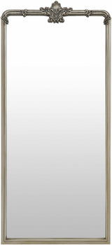 Filettole Silver Gray Frame Wall Mirror - Ornate Home