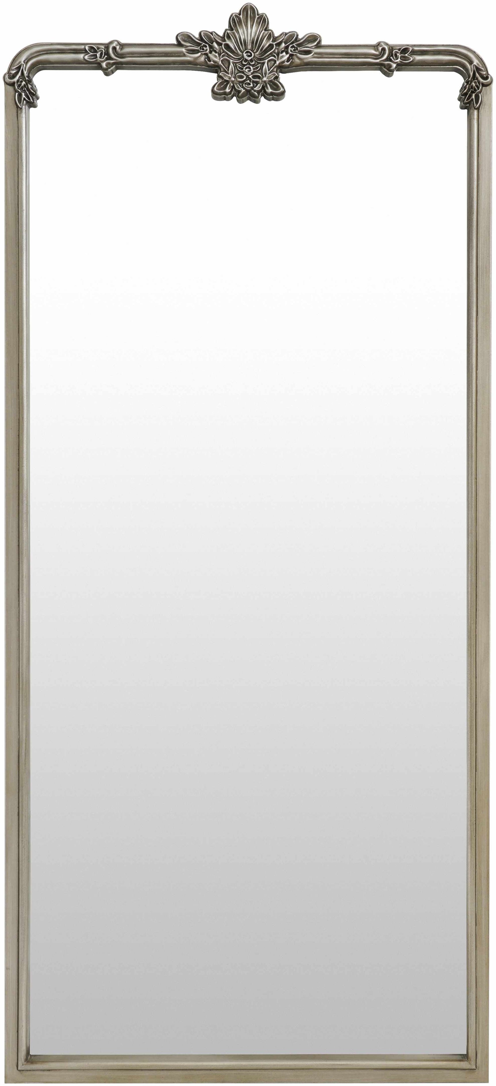 Filettole Silver Gray Frame Wall Mirror - Ornate Home