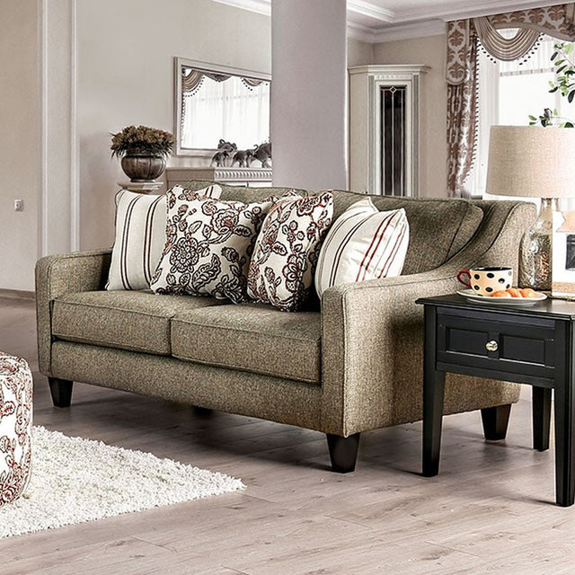 Fillmore Warm Gray Loveseat - Ornate Home
