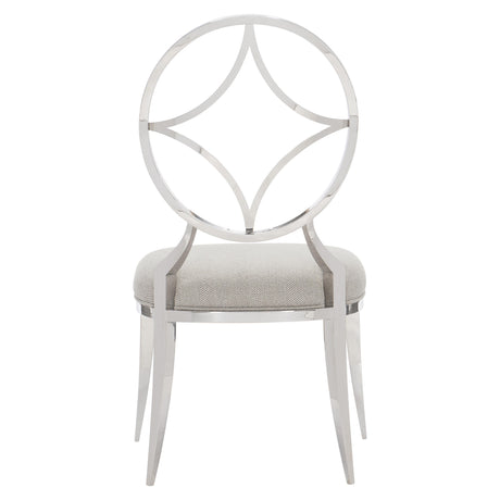 Filmore Warm Beige Fabric Side Chair - Ornate Home